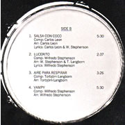 WILFREDO STEPHENSON / An Ensemble Of Salsa Percussion